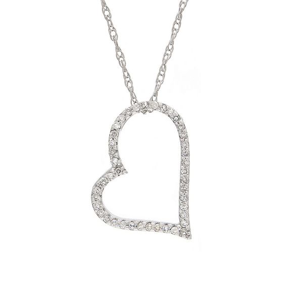 Medium Twisted Heart (Wg/With Chain)